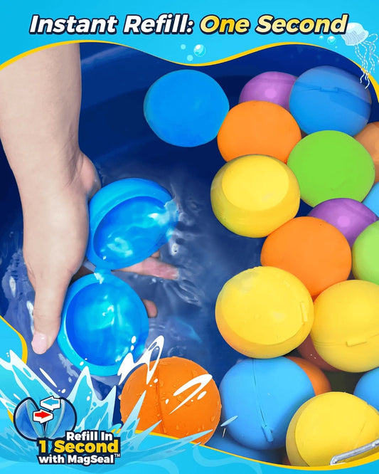 Reusable Magnetic Water Balloons (Set of 4)