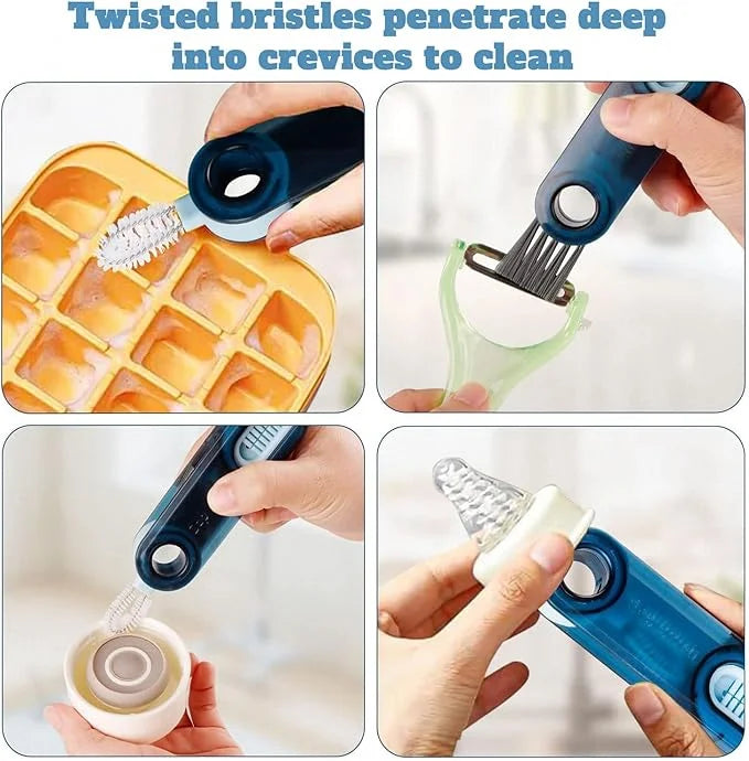 3 in 1 Cup Lid Gap Cleaning Brush
