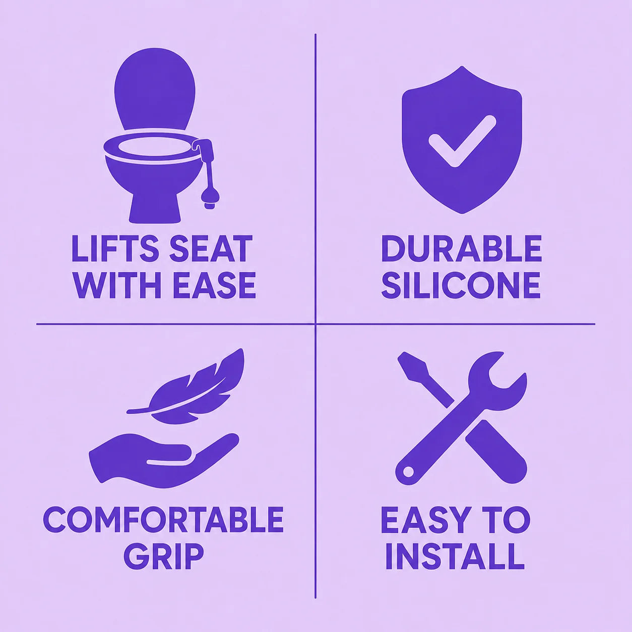 Toilet Seat Lifter (Set of 2)